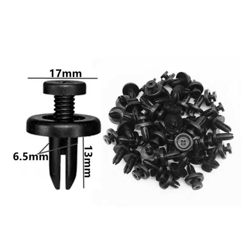 60Pcs 5mm 6mm 7mm 8mm 9mm 10mm Loch Auto Stoßstange Niet Verschluss auto Kotflügel Trim Panel Schraube Clips Für Honda Nissan Toyota Hyundai