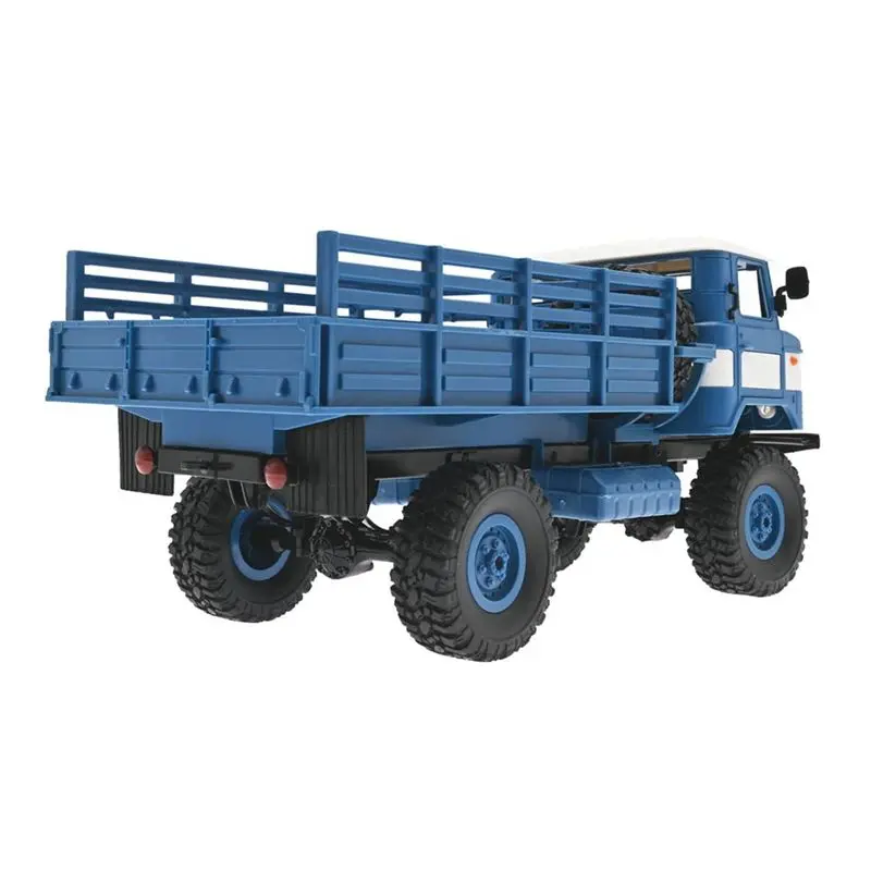 DT23 for WPL B24 RC Car RTR 1/16 2.4G 6WD Military Truck Crawler Off Road Remote Control Car with Light Climbing Gift Blue