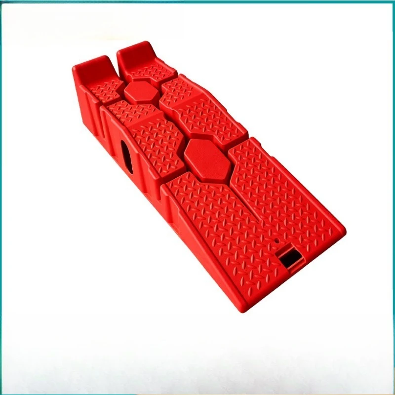 2Pcs Plastic Car Ramp, Non Slip Thick Support for Vehicle Maintenance