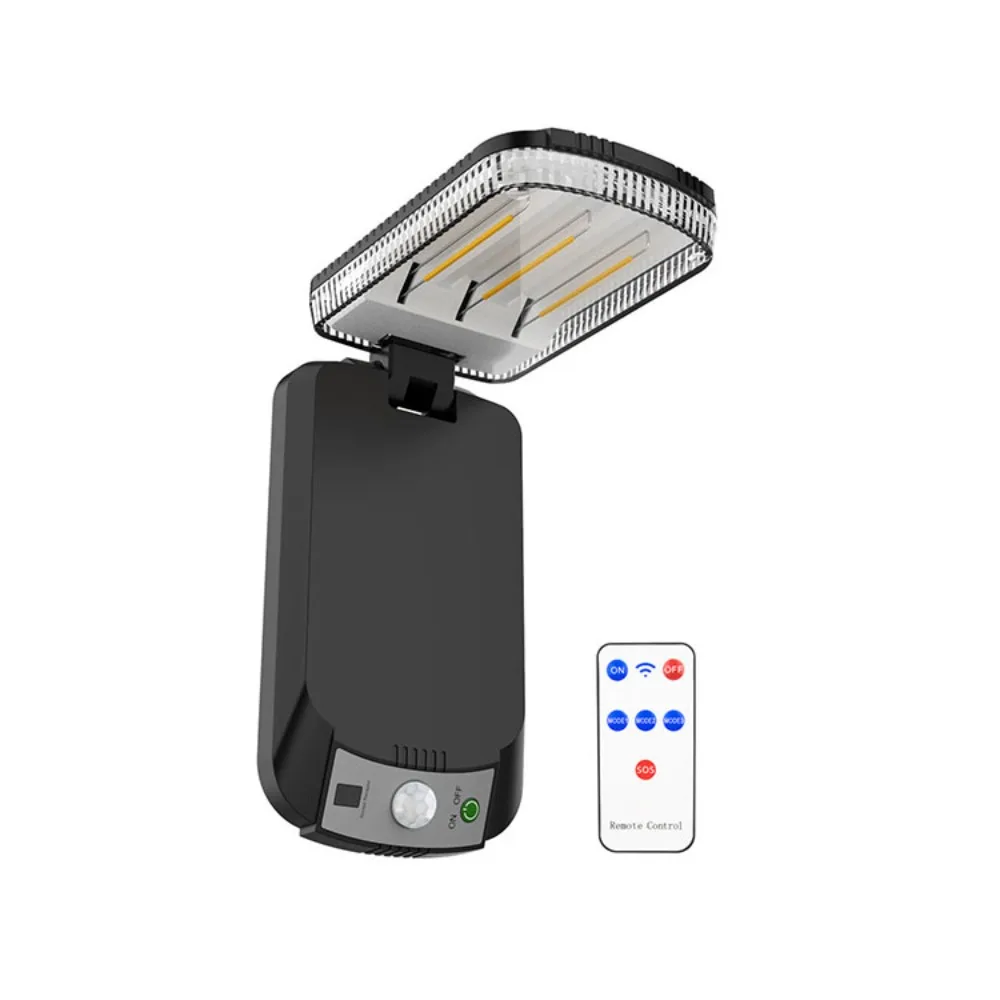 

Durable Foldable Outdoor Solar Lamp PIR Motion Sensor Waterproof Solar Wall Lamp with Remote Control 3 Modes Sensing Lamp Yard