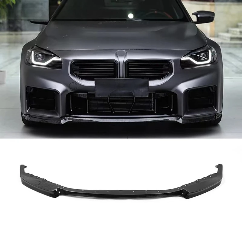 

High quality G87 M2 CS style Dry Carbon Fiber Front Lip forM2 G87 Front Bumper Lip Splitter Spoiler 2023+