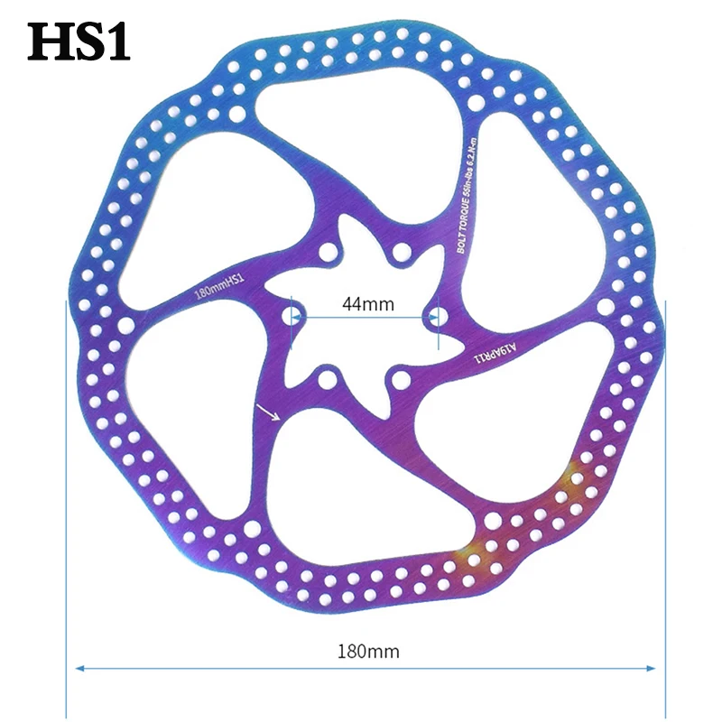 Disco de freno hidráulico para bicicleta de montaña, Rotor arcoíris G3/HS1 de 160/180MM, piezas SM Sram con 6 pernos, 2 unidades