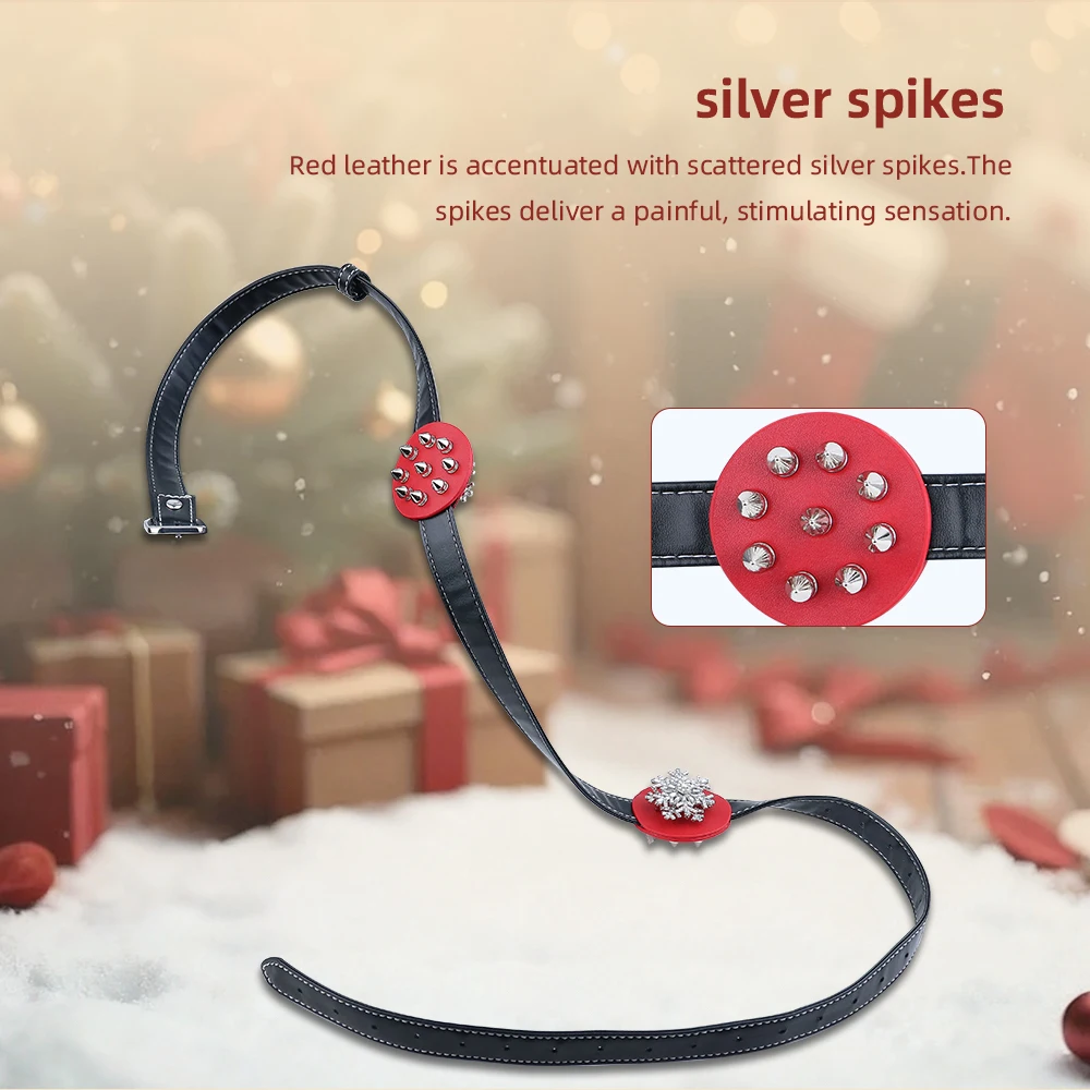 QKKQ عيد الميلاد زوجين حفلة خاصة المعادن سبايك الصدر الحلمات مدلك حضن عبودية النساء الثدي الموثق المثيرة الصدرية ألعاب الكبار #3