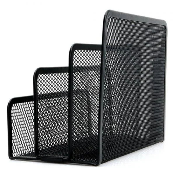 

Metal Black Mesh Letter Mail Business Document Tray Desk School Office File Holder Magazine Organizer Desktop Accessories