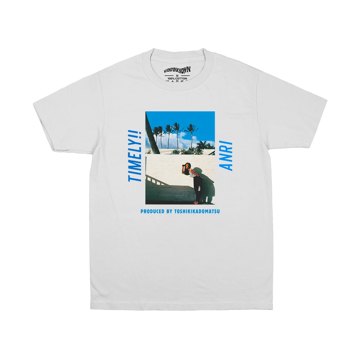 Men's Cotton White City Pop Print T-Shirt