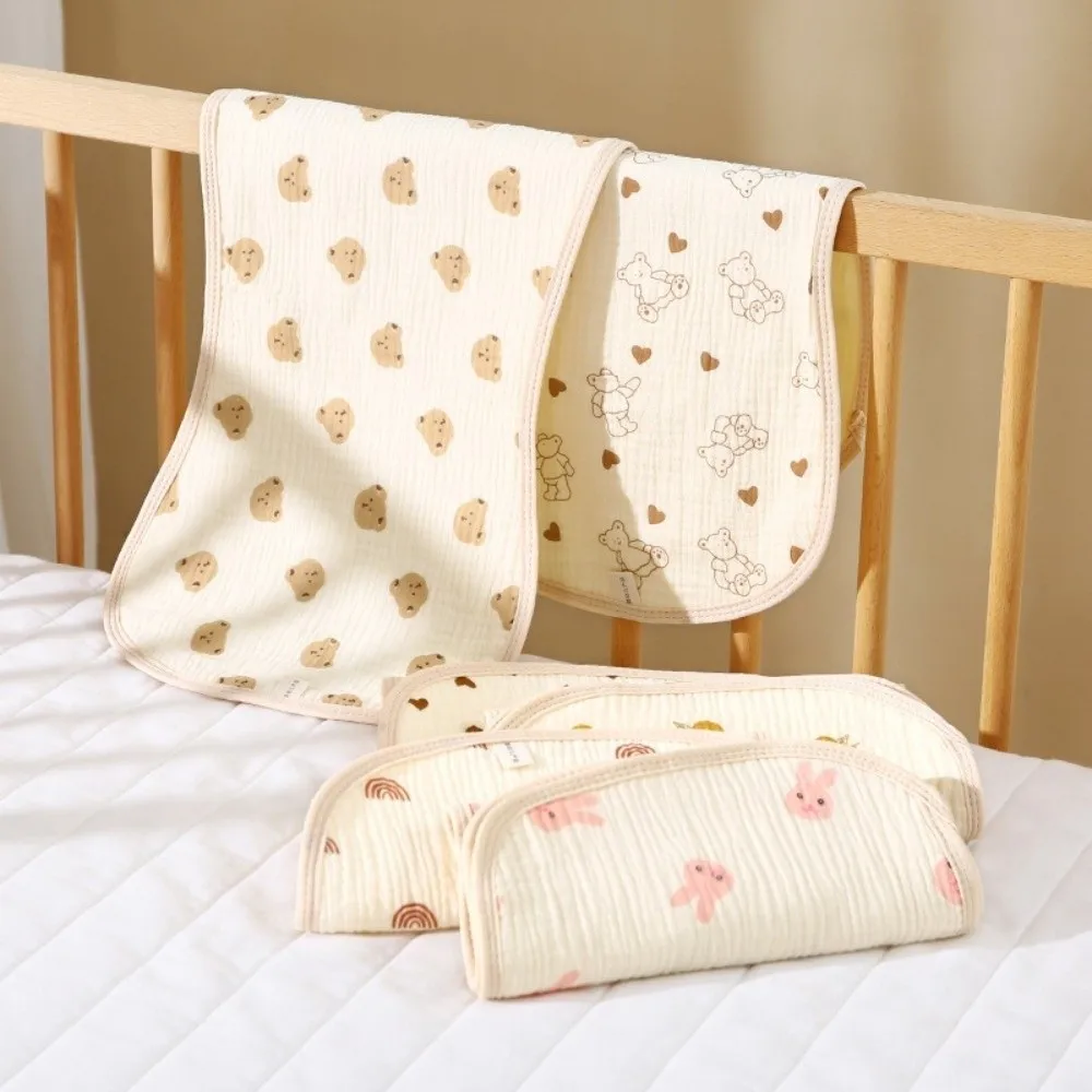 Nueva toalla para eructar de bebé recién nacido de gasa de seis capas, hombrera absorbente impermeable, toalla ligera para babas de bebé
