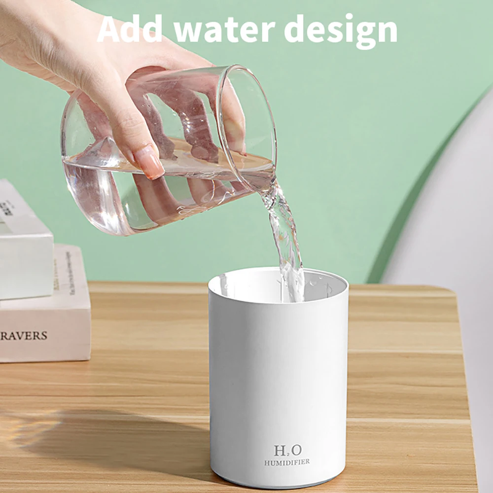 Minihumidificador de aire de escritorio, pulverizador de 400ml