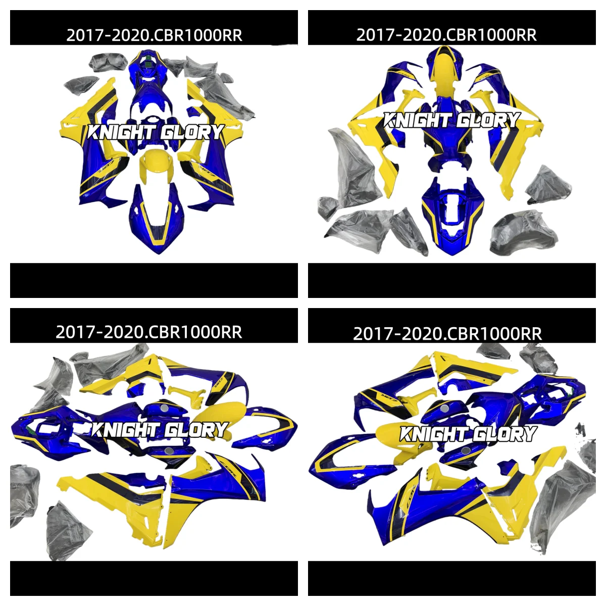 

Suitable For CBR1000RR 2017-2020 Motorcycle Shell Fairings Kits Spoiler Injection Molding Bodywork Set