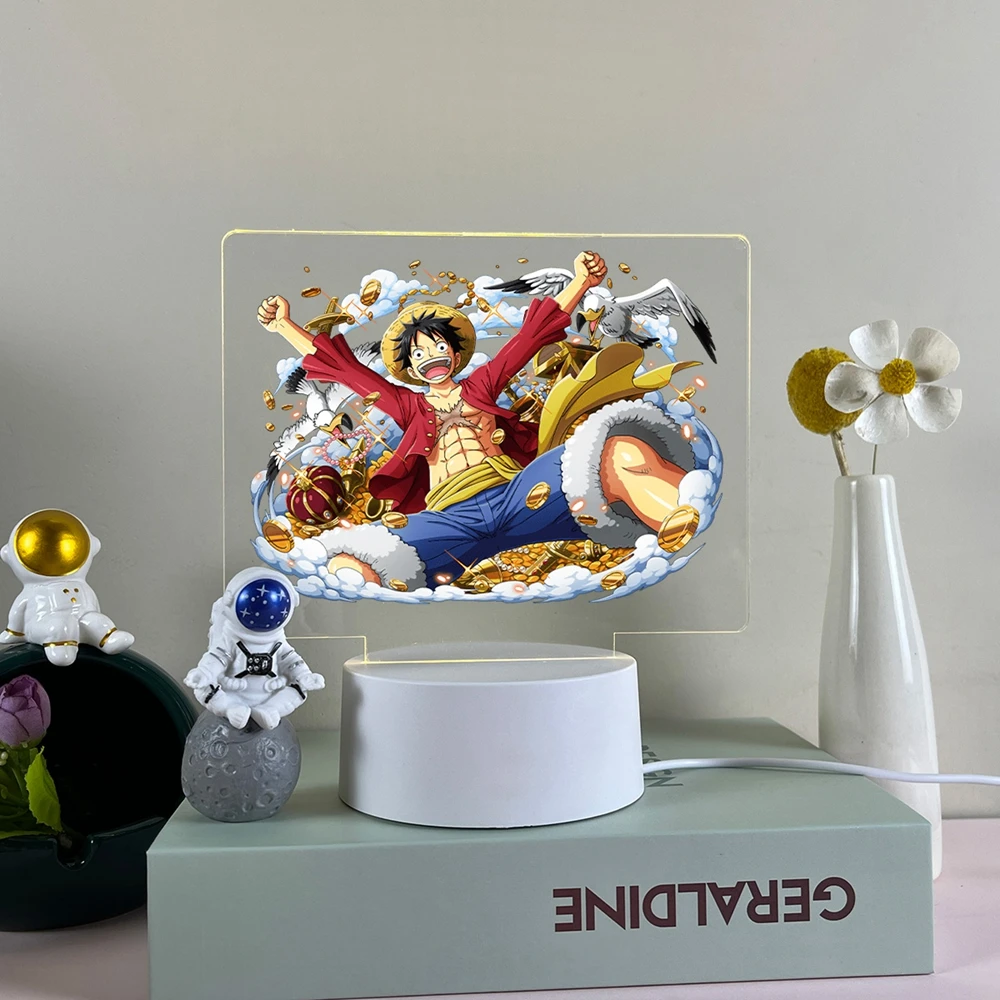 Print Eendelige Acryl Lamp Voor Geboorte Dag Cadeau Nachtlampje Kerstcadeaus Anime Tafellamp Decor