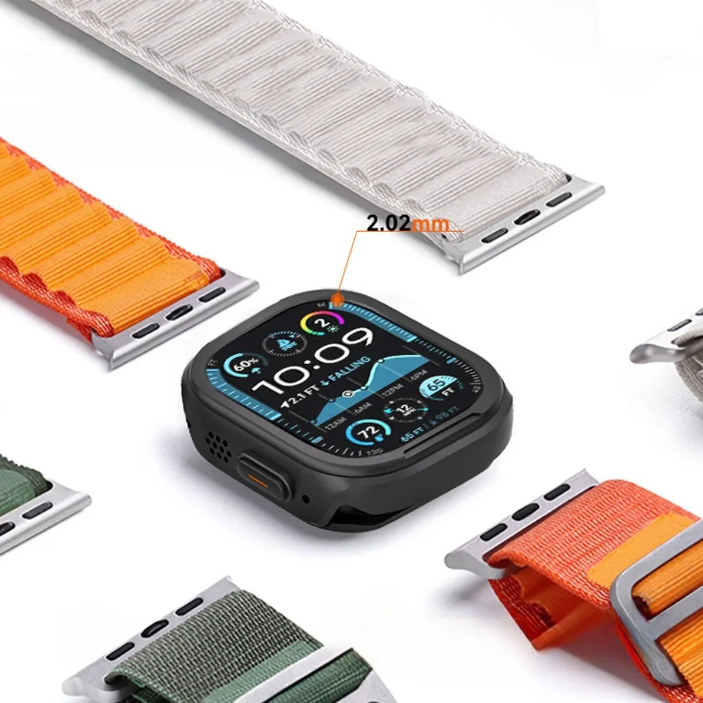 Protector Metal Case For Apple Watch Ultra 2 49mm Case Zinc Alloy Cover Bumper Frame For iWatch Ultra 2 49mm Luxury Accessories