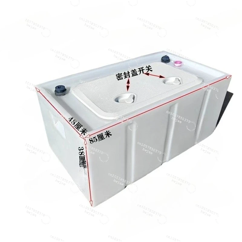 

Контейнер для транспортировки живой рыбы 100-130-180 л, горизонтальный, раскладной, с защитой от проливания, модифицированный водонепроницаемый бак