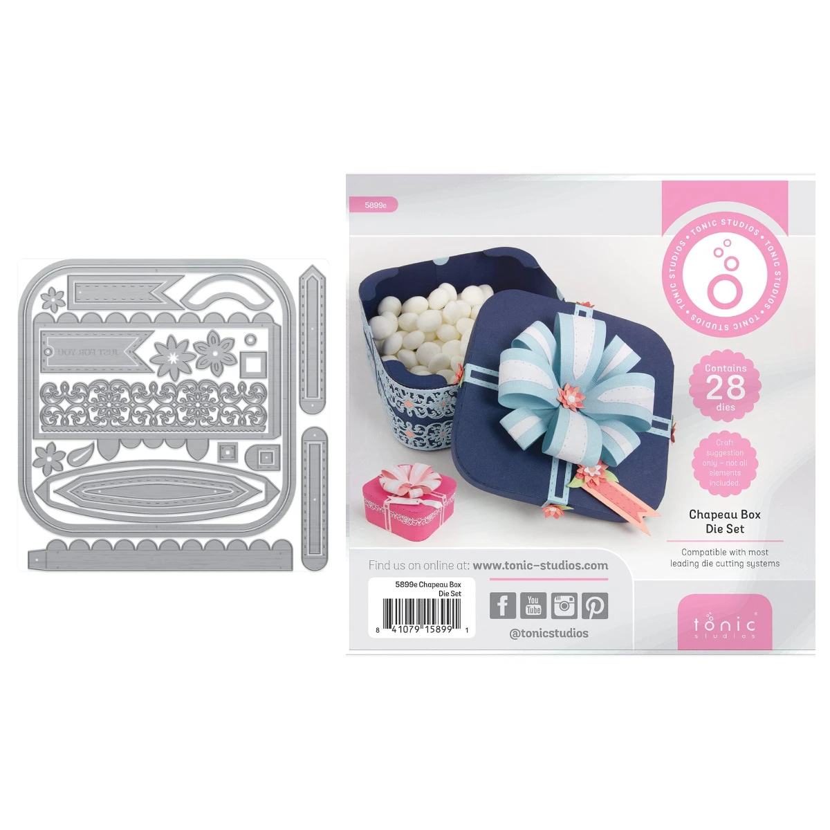 

Chapeau Box Die Metal Cutting Dies DIY Molds Scrapbooking Paper Making Cuts Crafts Template Handmade Card Embossing 2025 New