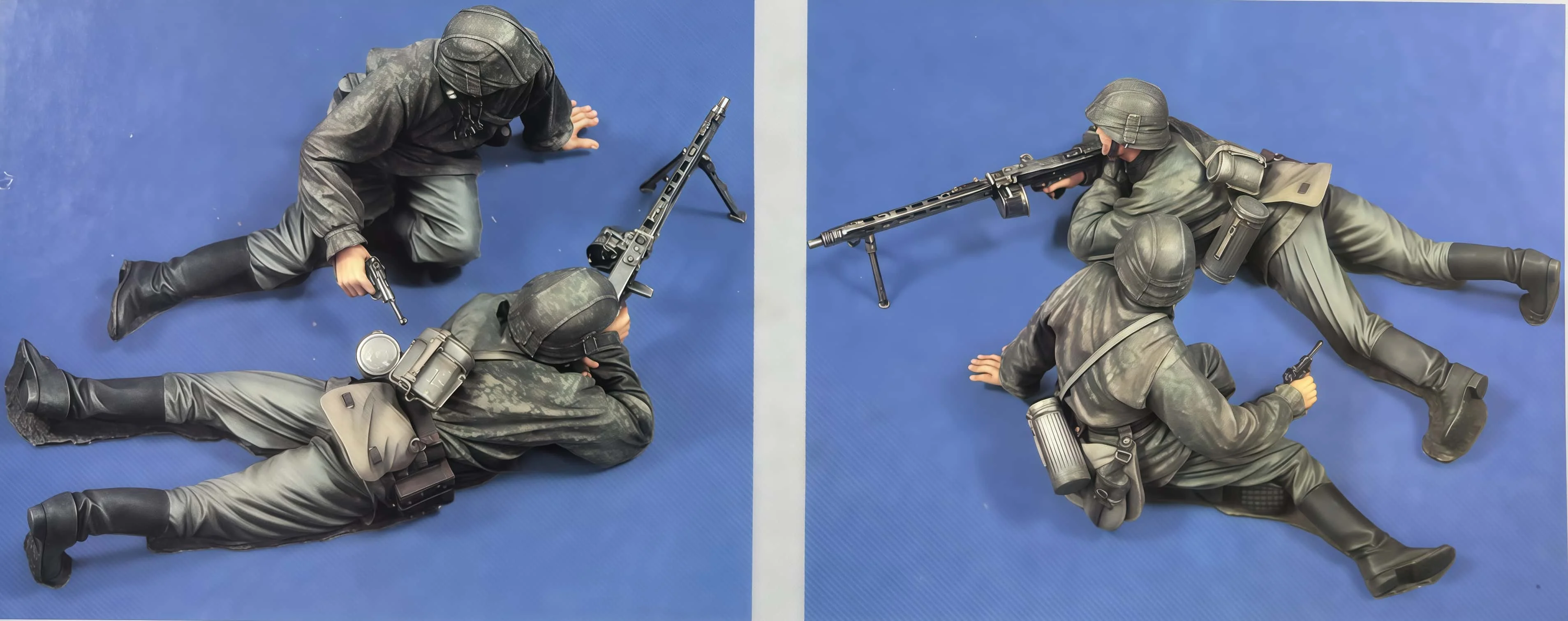 

Высококачественный комплект для сборки модели из литой смолы 1/35, специальная команда SS, включая 2 полные цифры и один MG 42, неокрашенный