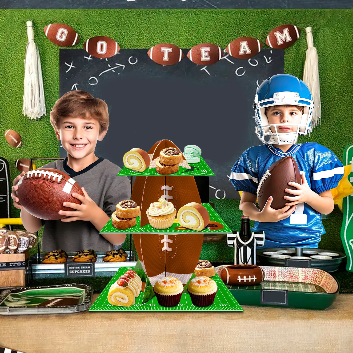 3 Katlı Futbol Kek Standı Futb - Cupcake Stand Tier incelemesi ve fiyatı