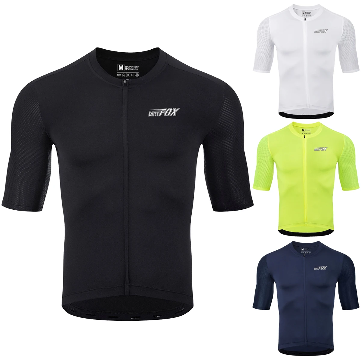 

DIRTFOX Men's Cycling Jersey Aero Summer Racing Bicycle Shirt Mtb Maillot Hombre Ciclismo Road Bike Wear Pro Cyclist Clothes Man