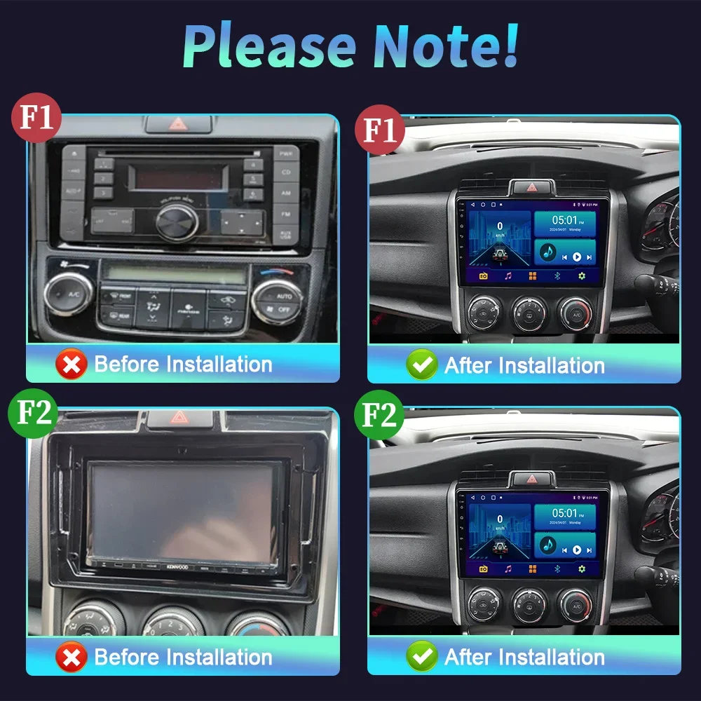 For Toyota Corolla Axio 2 Fielder 3 E160 2012-2021 Car Radio Multimedia Video GPS Android Navigation Carplay Touch Screen Stereo