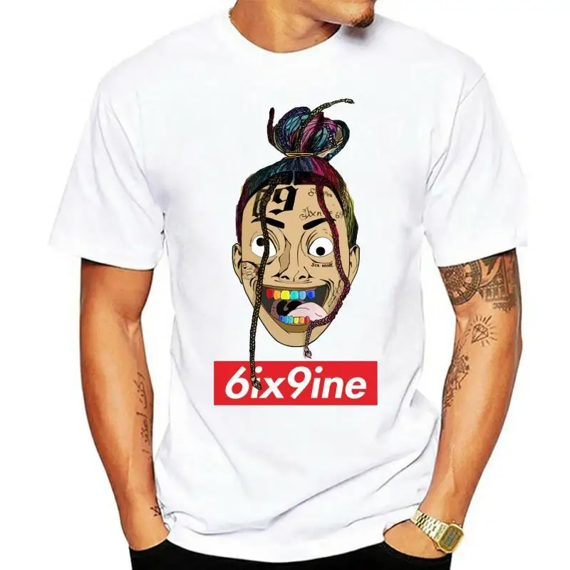 Rare ! Tekashi69 6Ix9Ine Ghostemane Rapper Rap Hip Hop All Size T Shirt Slim Fit Tee Shirt