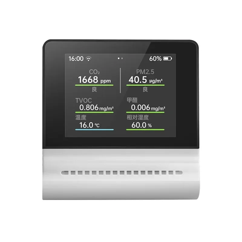 NOYAFA JMS16 Carbon Dioxide Detector PM2.5 Formaldehyde Detector TVOC Air Quality Detection Instrument