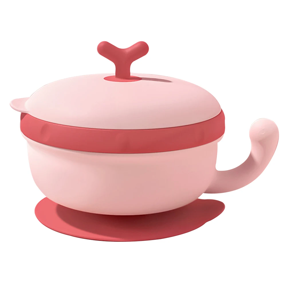 

Stainless Steel Insulation Portable Baby Feeding Suction Bowl Easy Clean Detachable Design Food Serving Children Tableware