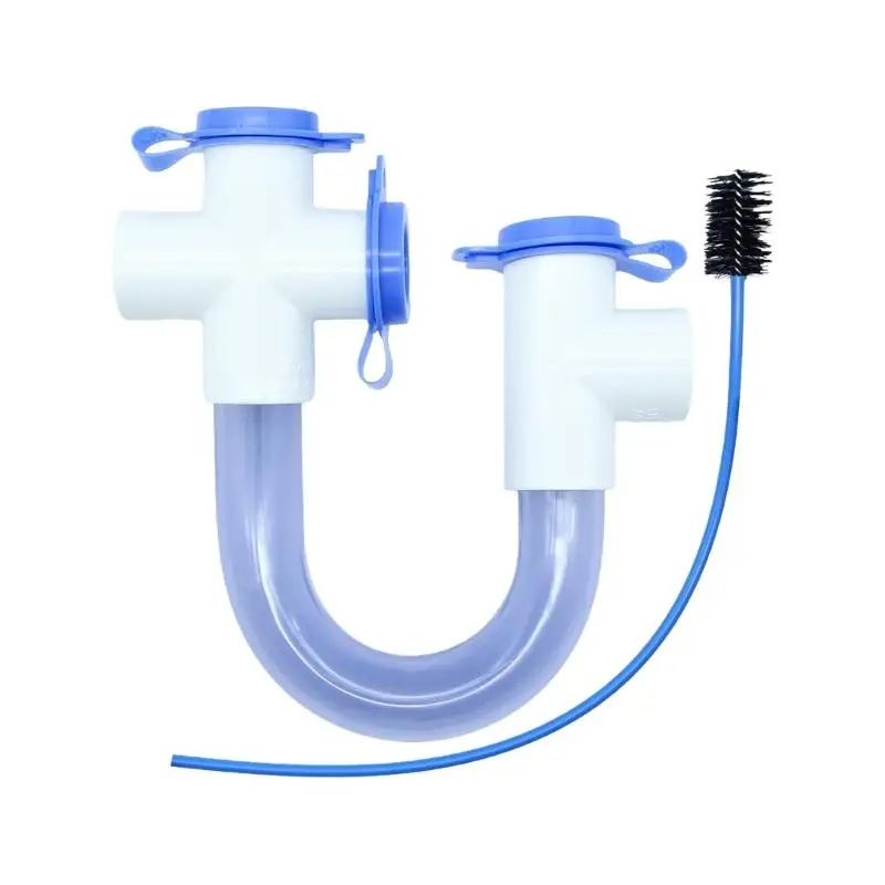 

Y1UD 3/4Inch Condensate Collector Replacement PVC U-Shaped Collector Drain Pipe