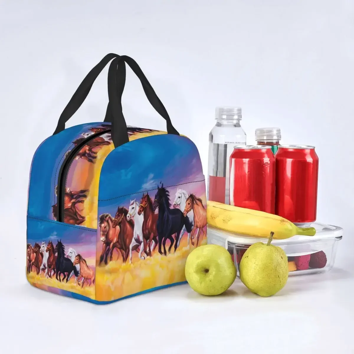 

Lunch Bag for School Office Animal Waterproof Picnic Insulated Cooler Thermal Lunch Box Women Kids Tote Bags