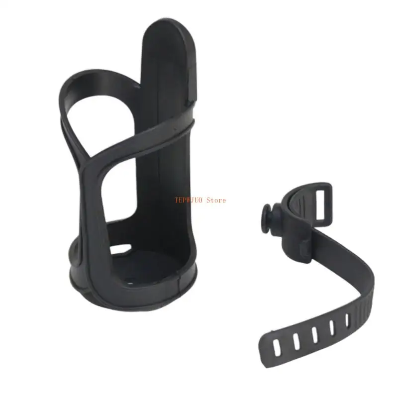 

U50F Universal Strollers Cup Holder Secure Clamp for Water Cup Baby Bottles Drinks