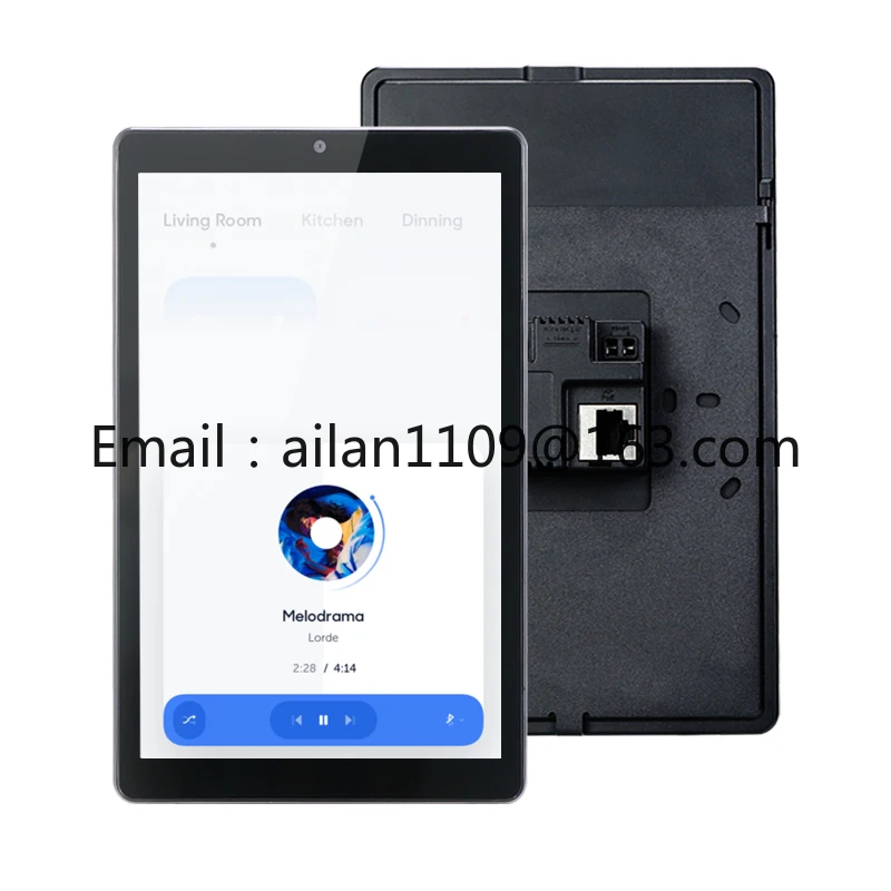 Popular 8 Inch Tablet Wall Mount Tablet RK3566 Ram 2G Rom 16G RJ45/Type C/DC/SD Industrial Touch Monitor