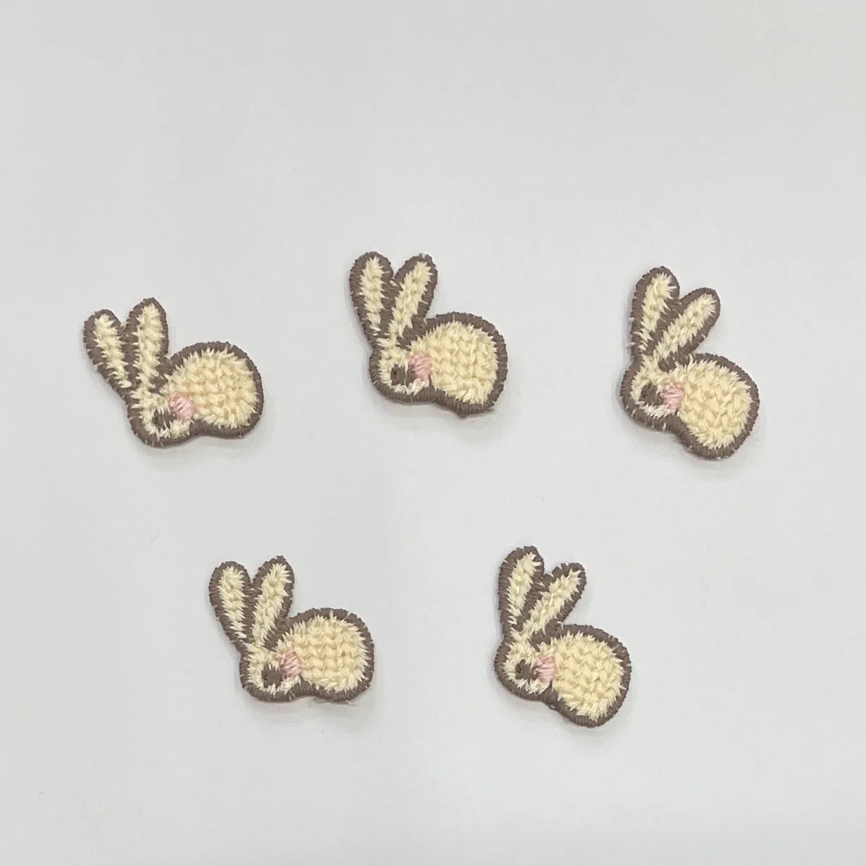 200pcs/Lot Sew Embroidery Patch Bunny Cherry Bow Flower Hat Underwear Hair Clothing  Decoration Accessory Craft Diy Applique