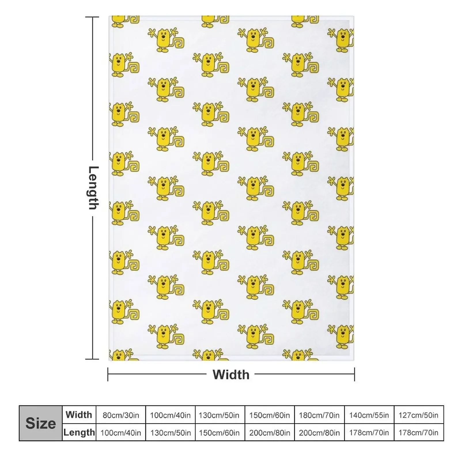 Wow Wow Wubbzy Throw Blanket warm winter Decorative Throw Beach Blankets