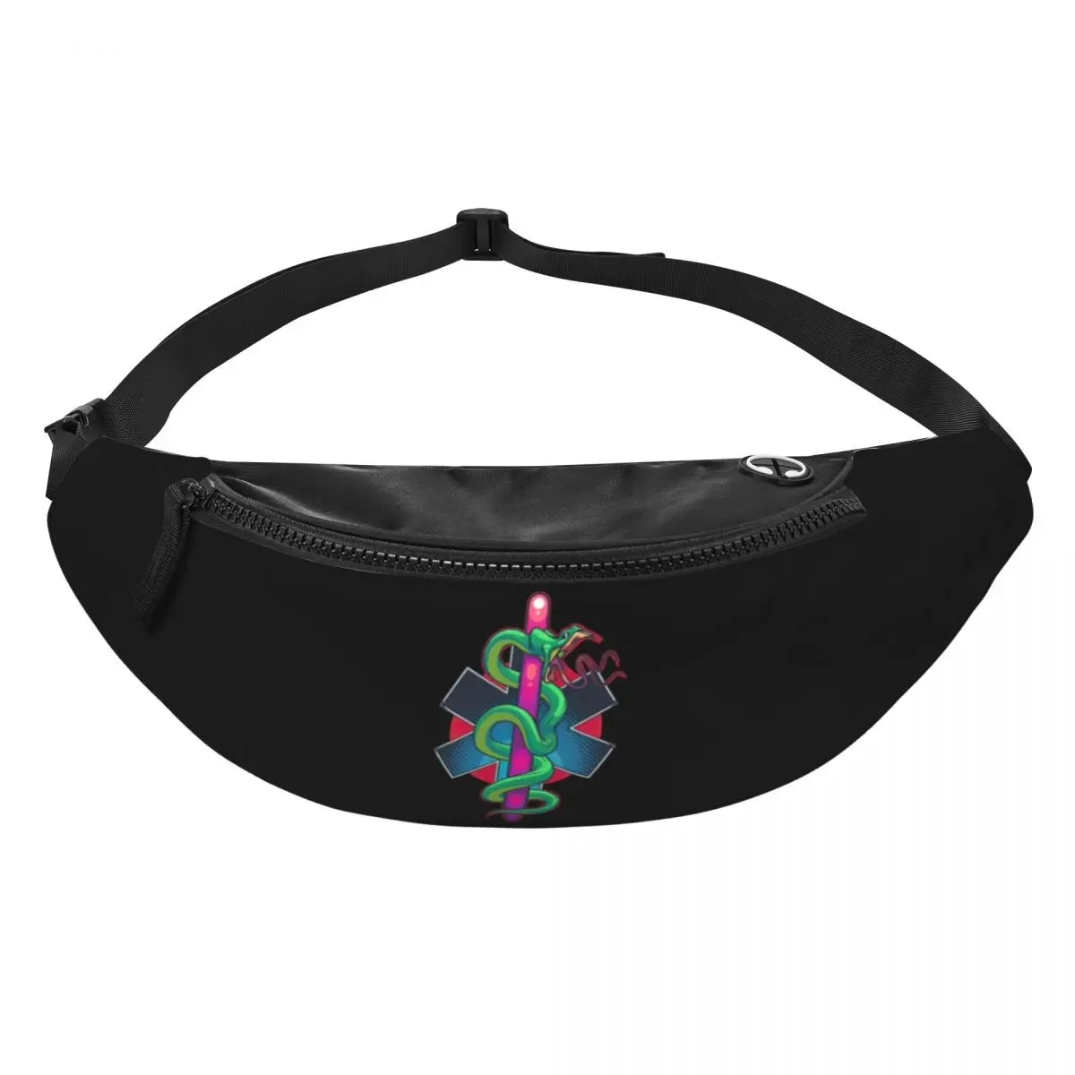 Riñonera de Star Of Life para hombre y mujer, bolso de cintura cruzado, Emt, paramédico, médico, ambulancia, bolsa de dinero para teléfono de viaje