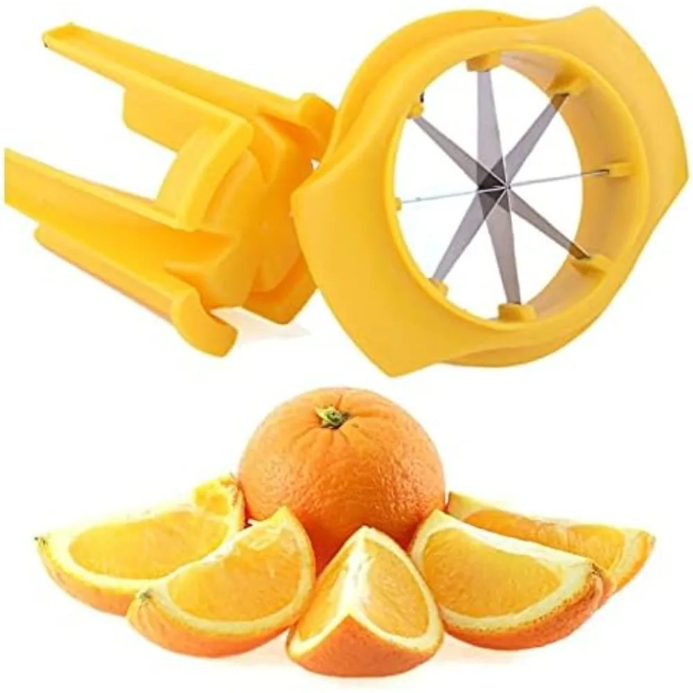 Fruit Slicer Cutter To Garnish Food Lemon Splitter Apple Wedge Slicer Cutter Enjoy Slices of Lemon and Lime Wedges in Seconds