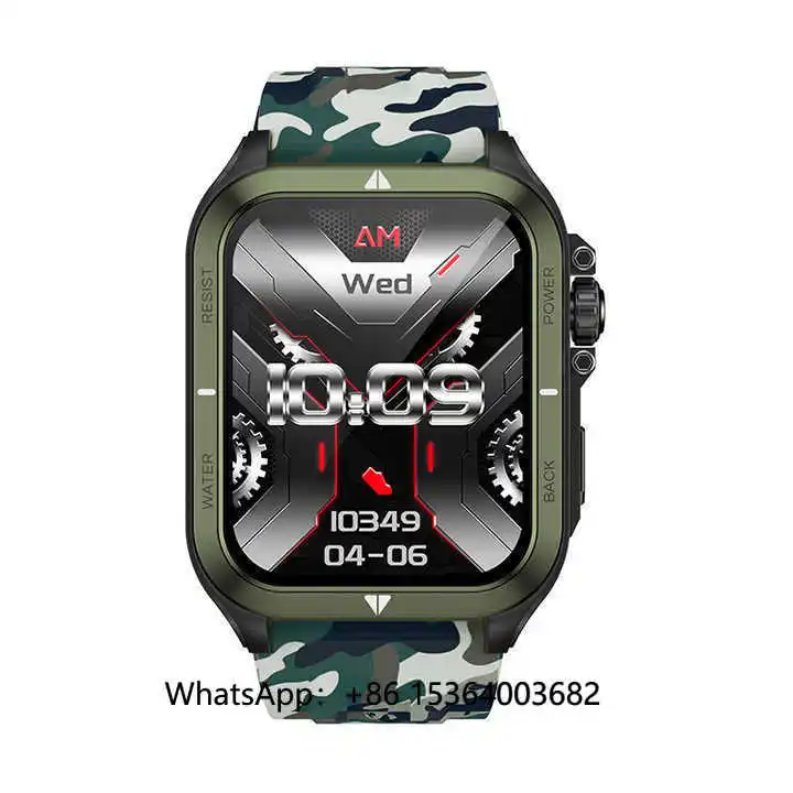 

New Smart Watch N7 Reminder 380Mah Smartwatch IP68 Outdoor 1.83" Wearable Devices with Strong Light