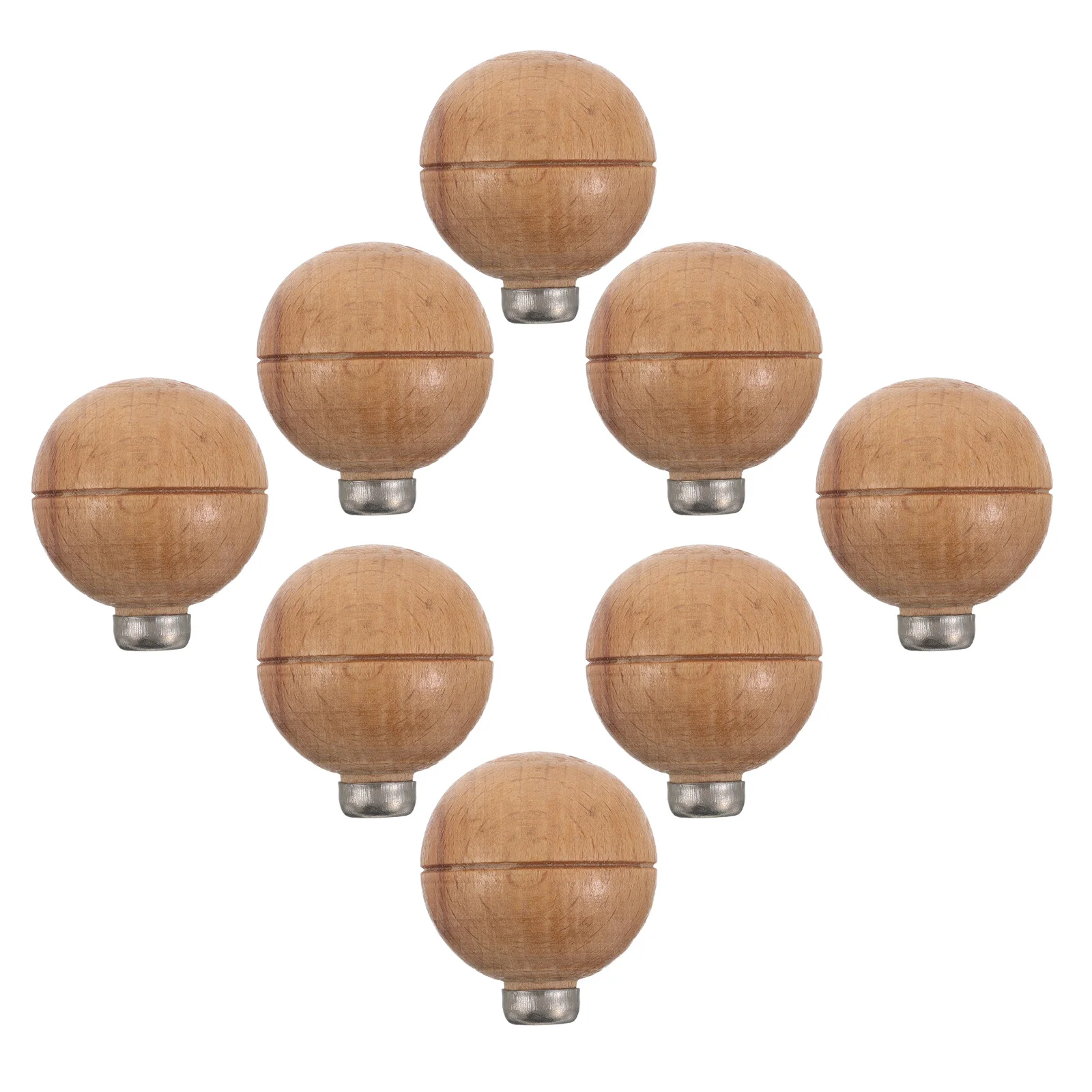 

10Pcs Wood Carve Tool Handles Ergonomic Metal Collar Replacement Grip for File Engraving Outdoor Craft Woodworking Accessories