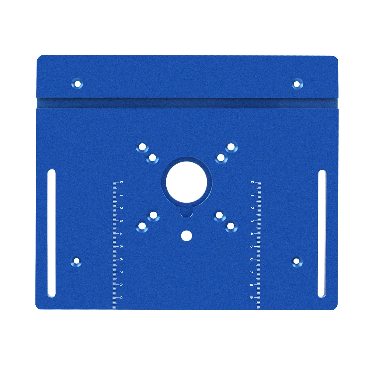 Aluminium Router Table Insert Plate Woodworking Benches Router Flip Plate with Miter Gauge Guide Aluminium Fence Sliding Bracket