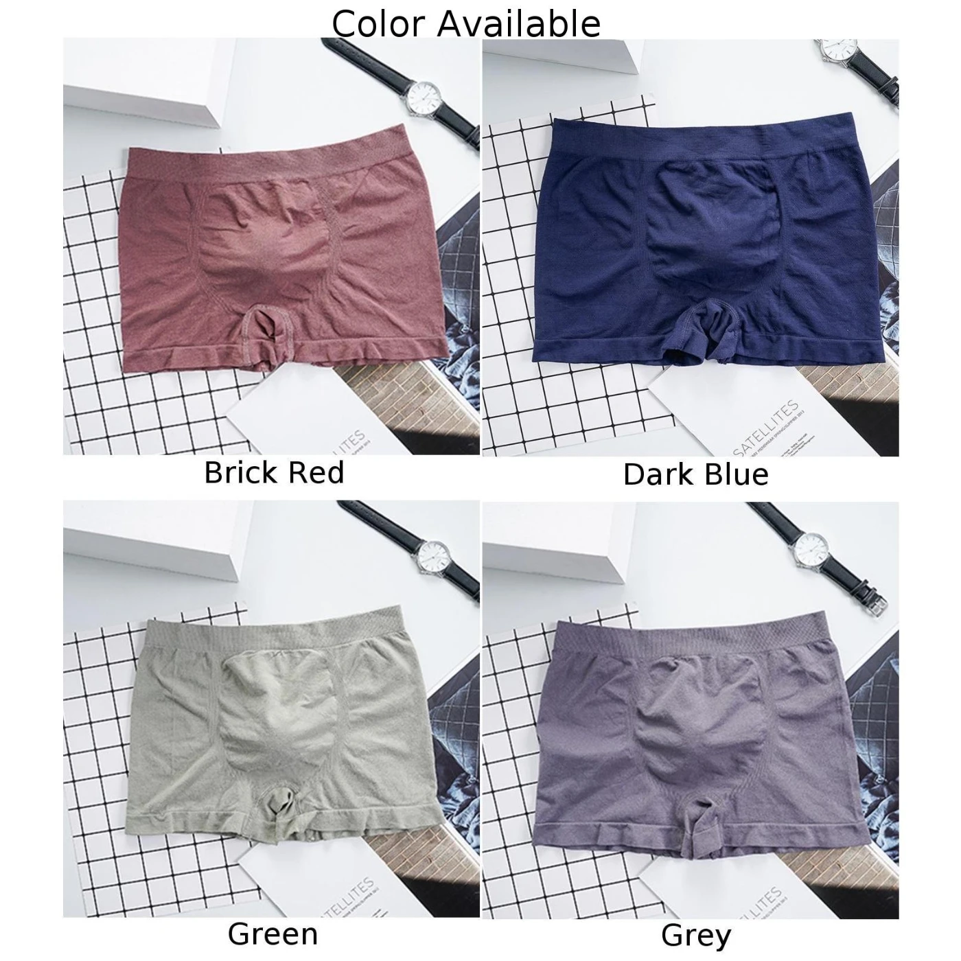 1 قطعة الملابس الداخلية الرياضية للرجال منتصف الخصر boxershort سراويل رجل الملابس الداخلية الحميمة الملاكمين الحقيبة مريحة حجم واحد