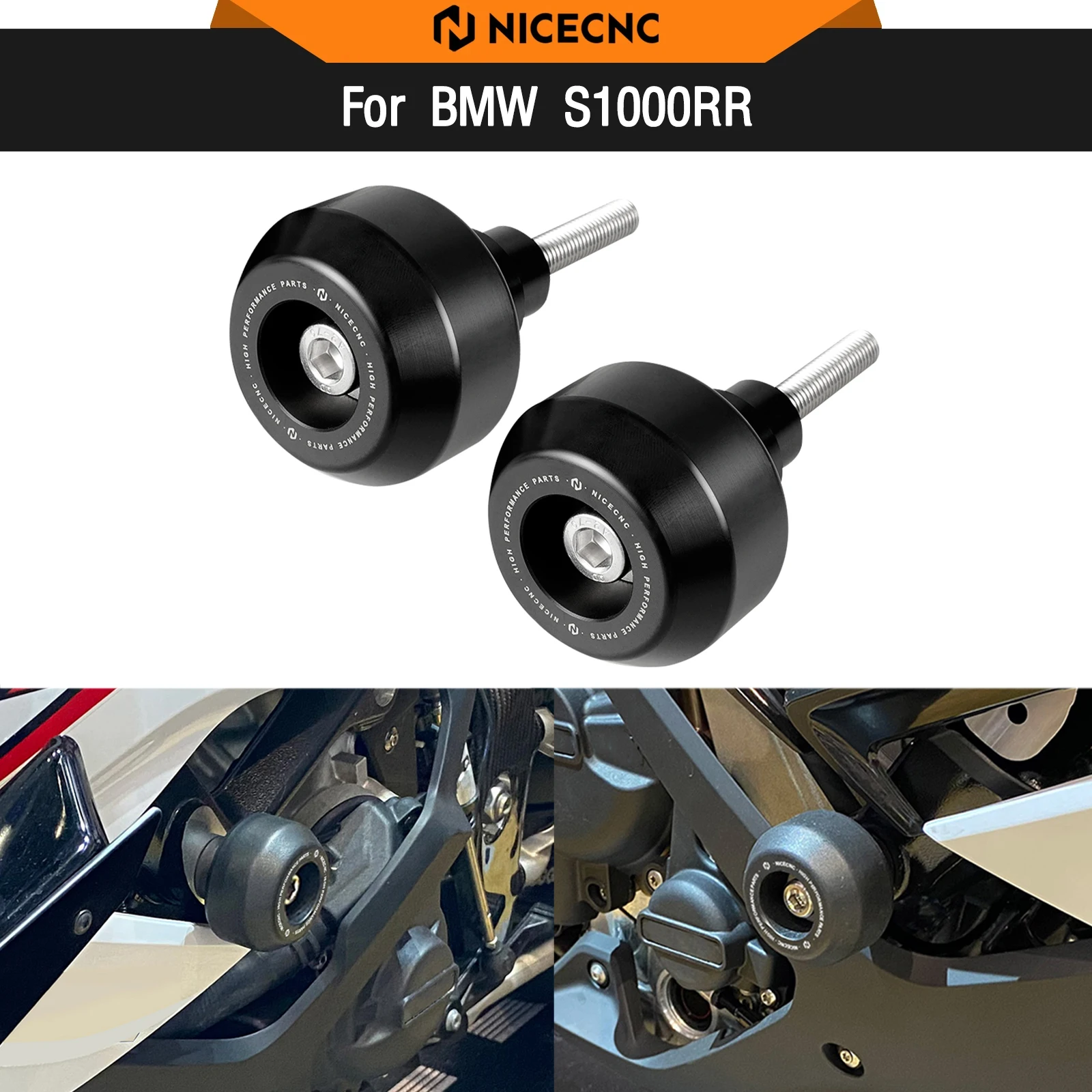 

For BMW S1000RR 2019-2022 Frame Slider Wheel Axle Crash Engine Guard Protector S 1000RR S1000 RR S 1000 RR