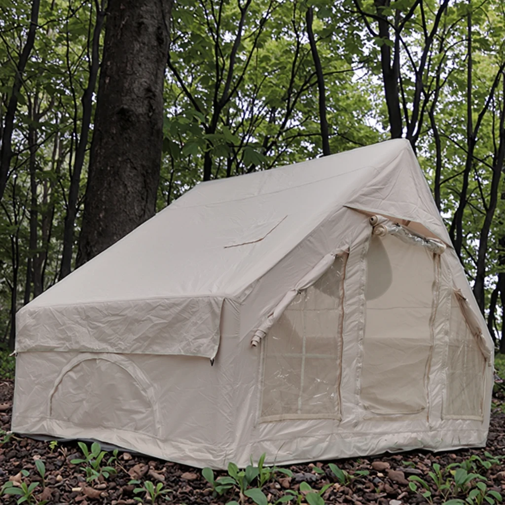 

Высококачественная портативная надувная палатка из ПВХ и ткани Оксфорд, водонепроницаемая, для кемпинга на открытом воздухе, для автодомов