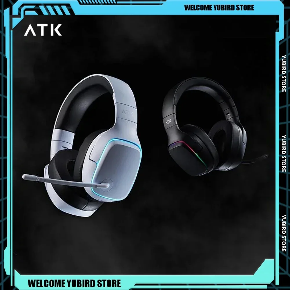 New ATK M1 Head Set Noise Reduction Wireless Bluetooth CSGO Fearless Game Headphone Contract Head-mounted Gaming Earphones Gift