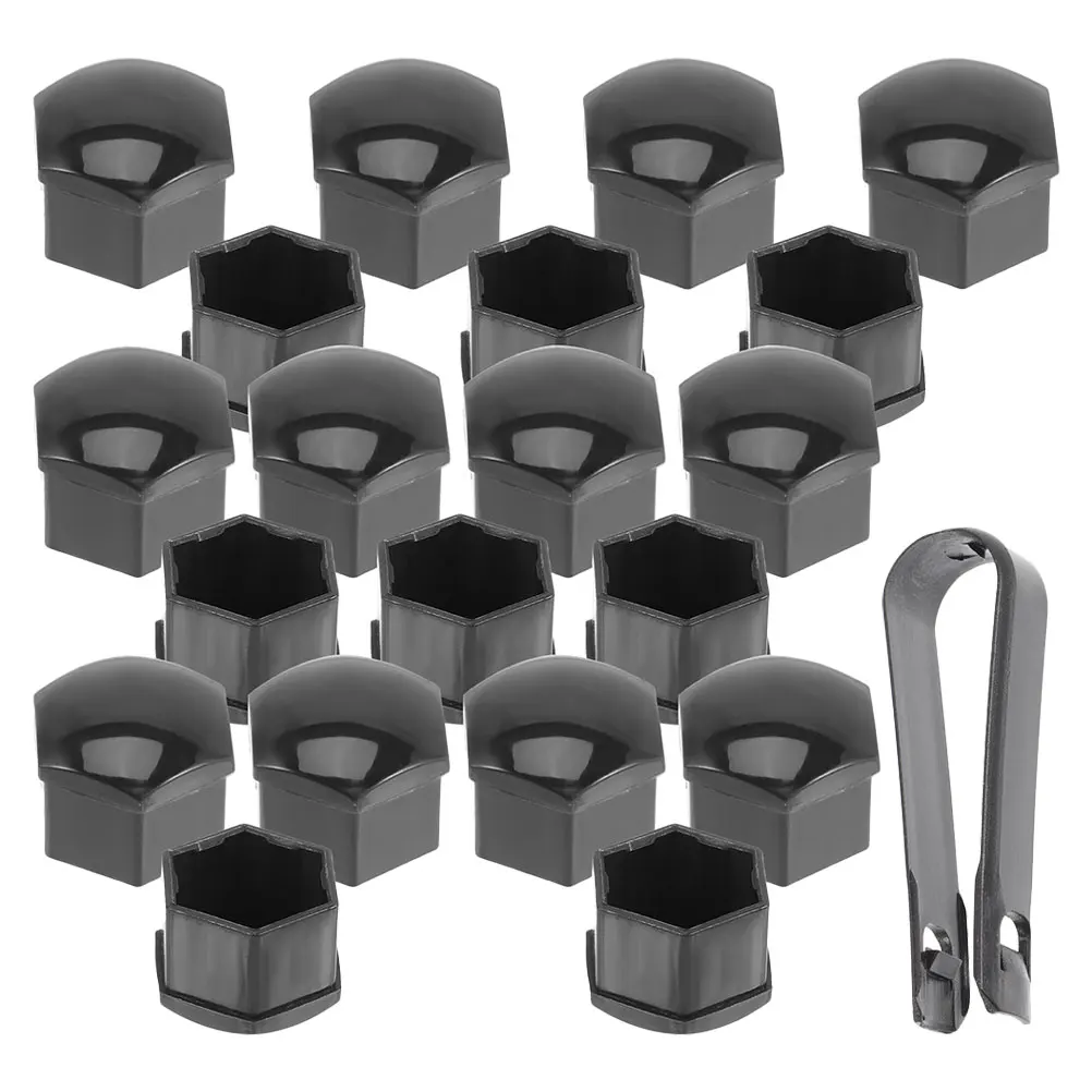 

40 Pcs Tire Nut Bolt Caps Car Wheel Nuts Hub Automobile Lug Cover Covers Accessories and