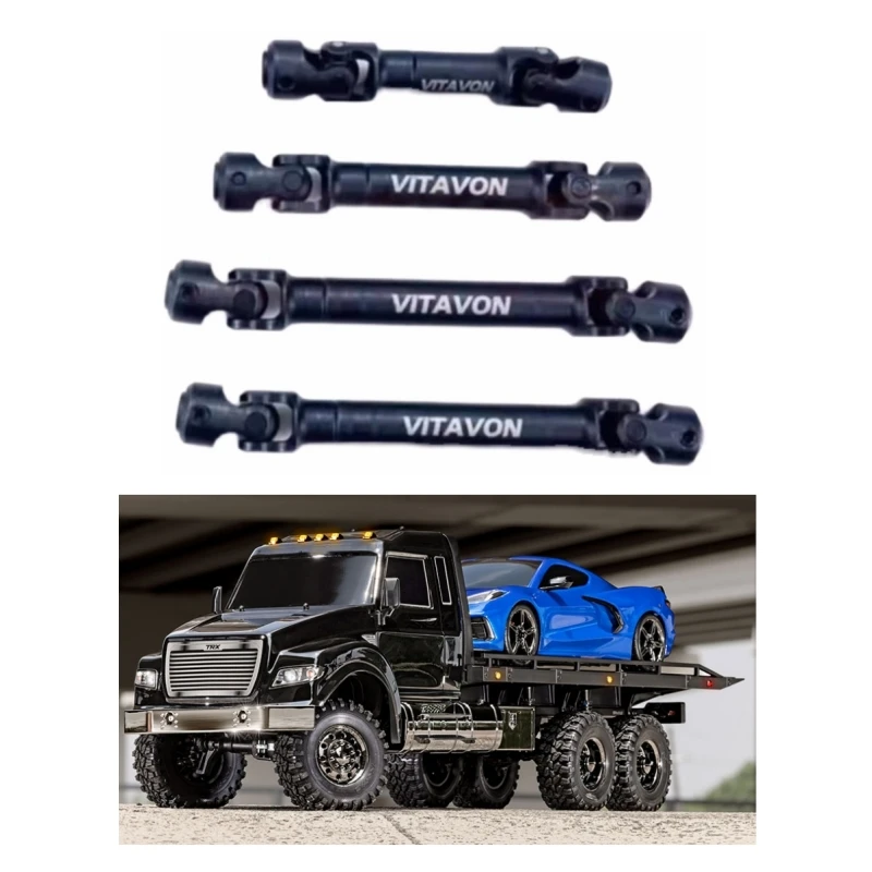 

HD 45# Steel Front & Middle & Rear Drive Shaft for 1/10 Trax TRX-6 Rc Hauler Flatbed Truck Chassis Upgrades