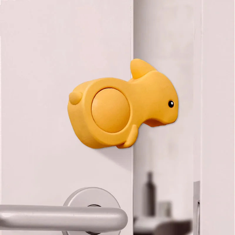 Child Anti-pinching Doorstop Safety Silicone Door Stop Stoppers Prevent Doors From Closing Automatically Keep Baby Safe