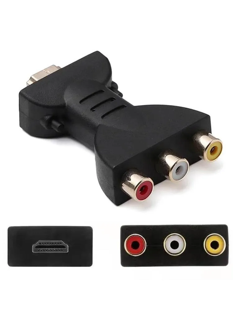 Pour HD TV BOX Full HD 1080P RCA AV vers HDMI, adaptateur Composite, convertisseur HDMI2AV, câble Audio-vidéo HDMI vers Audio vidéo