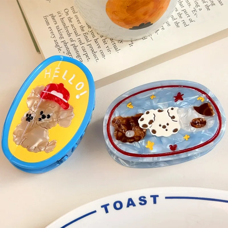 

1pcs Cute Puppy Bear Hair Claw Women Adorable Playful Design Trendy Y2K Accessories Stylish Girls Headwear Daily Casual Outfits