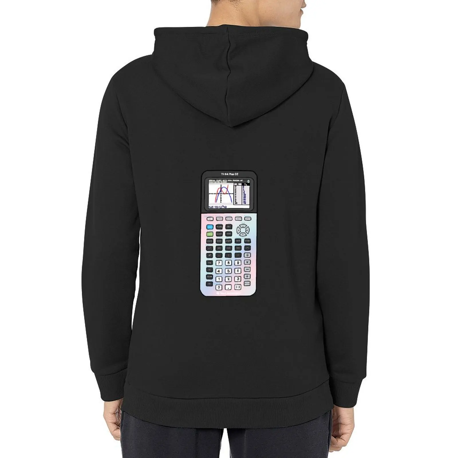 سحابة TI 84 آلة حاسبة الرسم هوديي الملابس الذكور الملابس الكورية الرجال قميص العرق الخريف سترة الرجال رجل هوديي