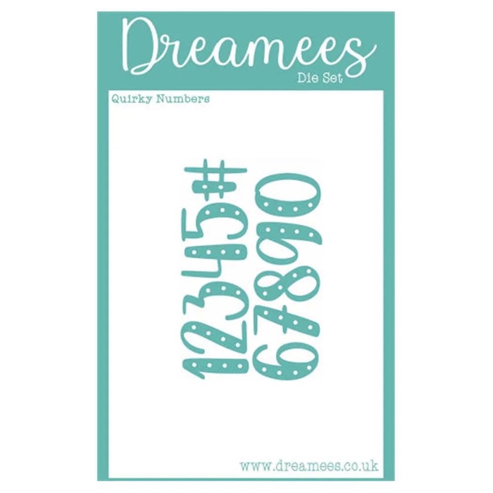 

2026 New Quirky Numbers Die Set Metal Cutting Dies Handmade DIY Embossing Making Scrapbook Photo Album Craft Decoration