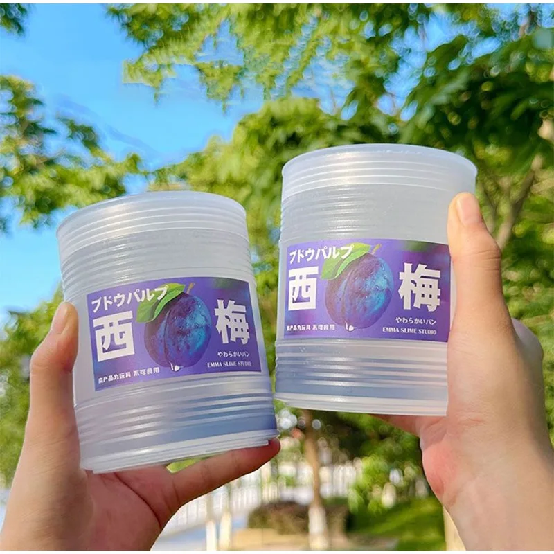 300ML Simulated Clear Water Mucilage Crystal Mud Decompression Foaming Transparent Fake Water Fruit Taste Stress-relieving Toy