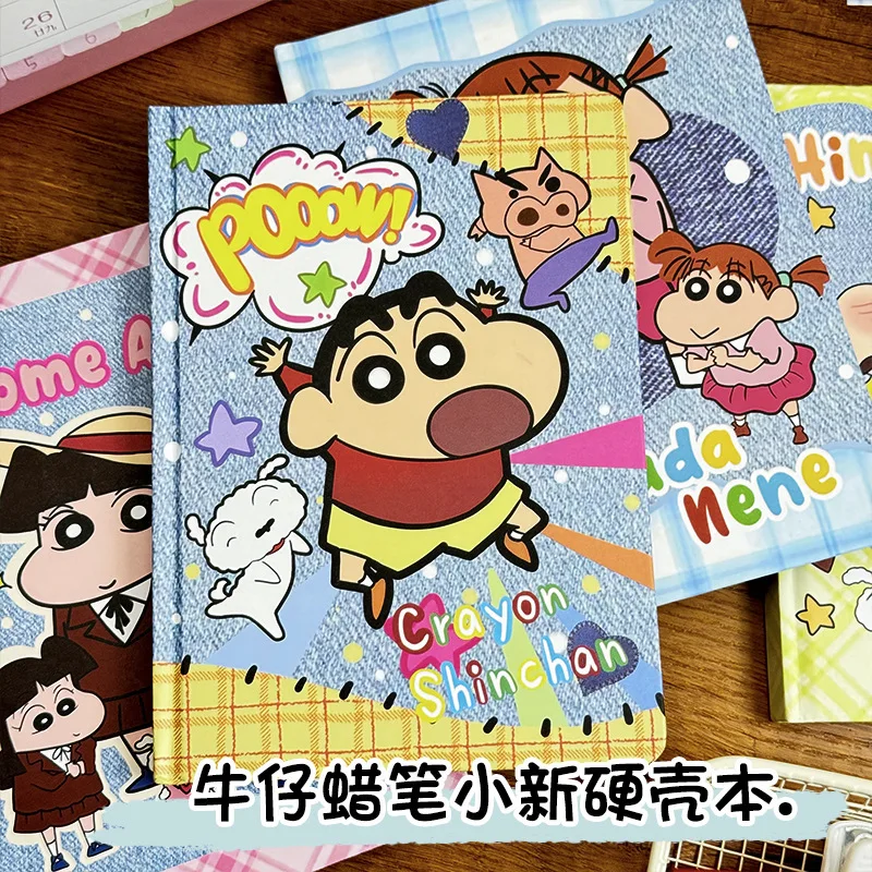 

、Crayon Shin-chan Notebook Cartoon Series A5 Hardcover Notebook Cute Cowboy Print Notebook Cartoon Diary Full-Color Pages