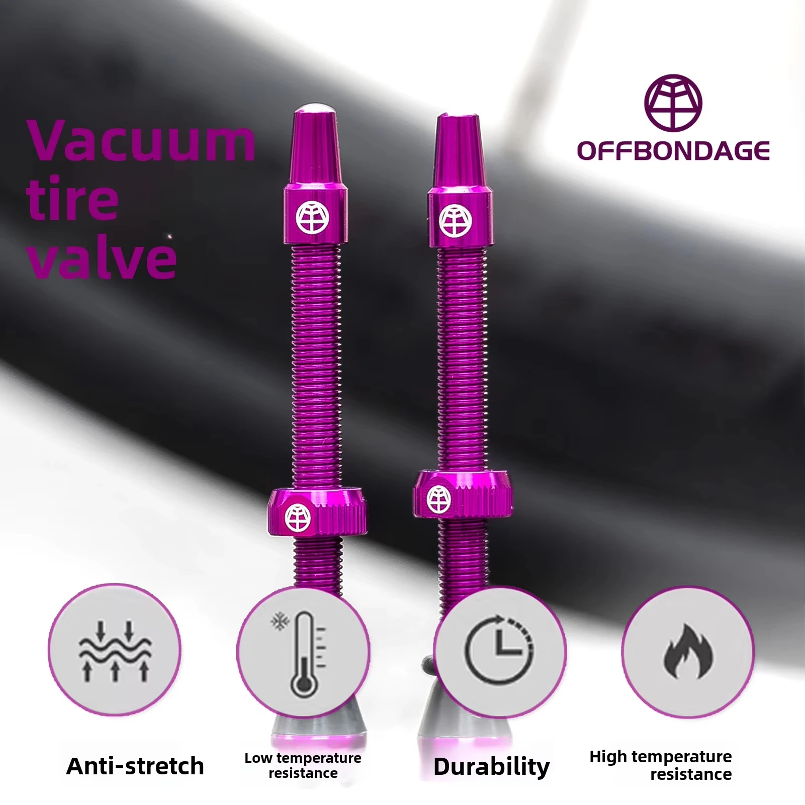OFFBONDAGE Bicycle 2/Pack F/V  - Tubeless Valve Core 评论和价格