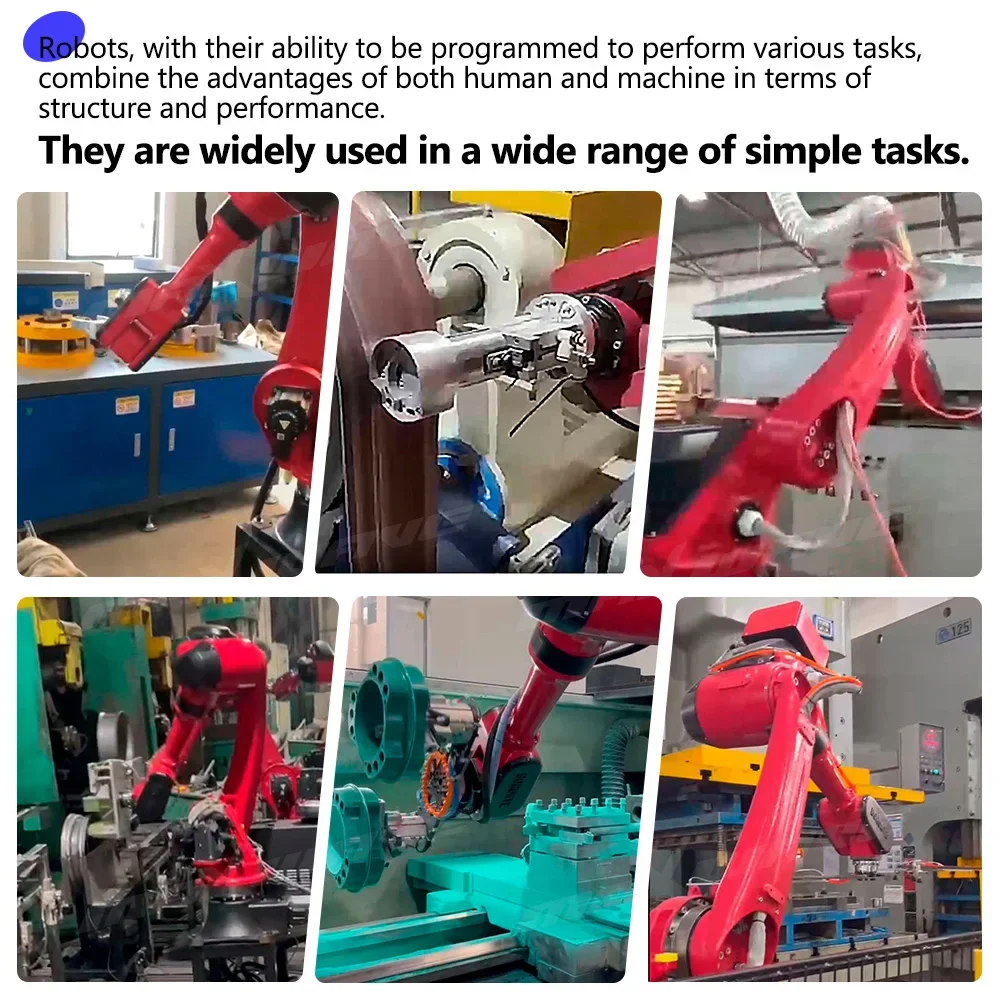 1506 ذراع آلي ذو 6 محاور للأتمتة، تحميل 6 كجم، دقة عالية، للتطبيقات في اللحام، البليت، CNC، التعليم