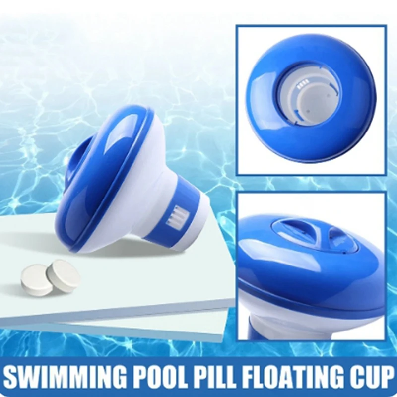 Floating Swimming Pool Chlorine Tablet Automatic Dispenser Outdoor Pool Cleaning